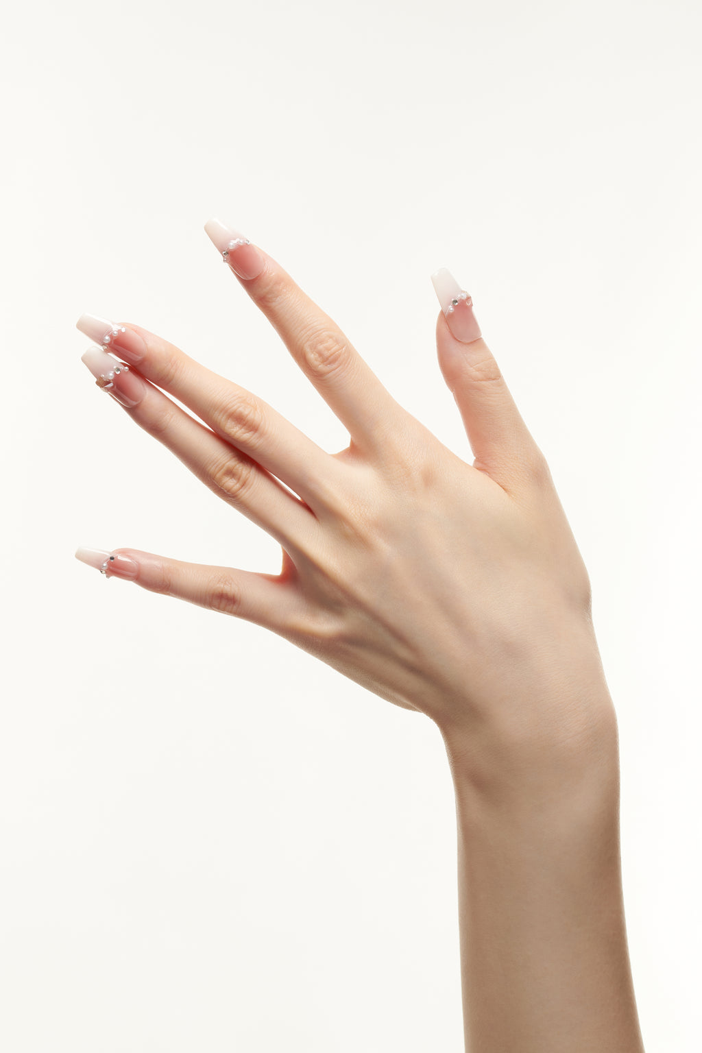 Sweet Edge/ No.11 – ピンクとパールのロングフレンチ